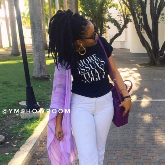 T-shirt "More Issues Than Vogue" NWT - Picture 4 of 5